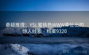 悬疑推理：YSL蜜桃色WWW牵扯出的惊人线索 · 档案9320