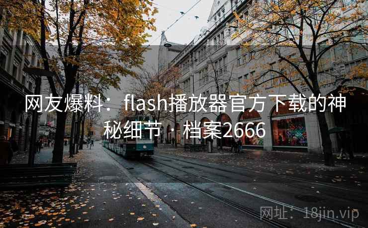 网友爆料：flash播放器官方下载的神秘细节 · 档案2666