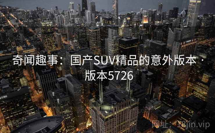 奇闻趣事：国产SUV精品的意外版本 · 版本5726